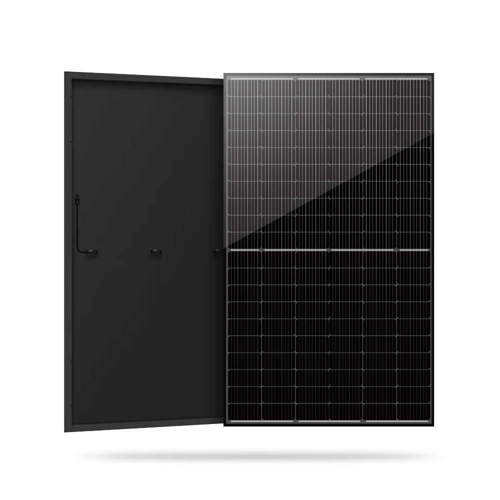 Panneau de cellule solaire noir complet 380W 390W Panneau solaire 166mm