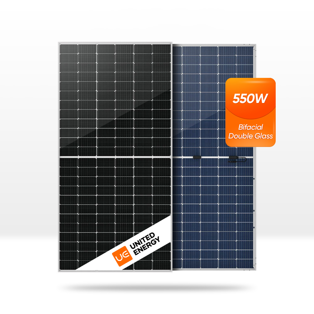 Module solaire mono de Perc de panneau solaire du double côté biface 550w 560w avec le certificat d'UL de TUV