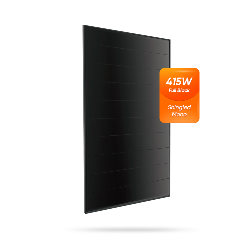 Panneau solaire à bardeaux United Energy Tous les modules PV noirs 410W 415W