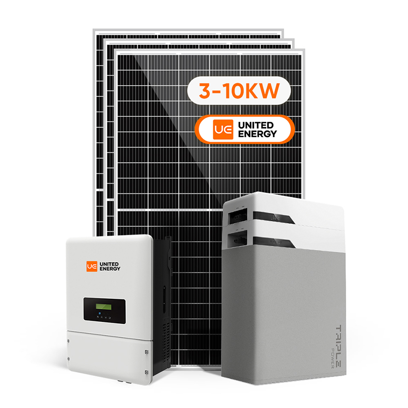 Système solaire complet à usage résidentiel 10KW avec batteries pour la maison
