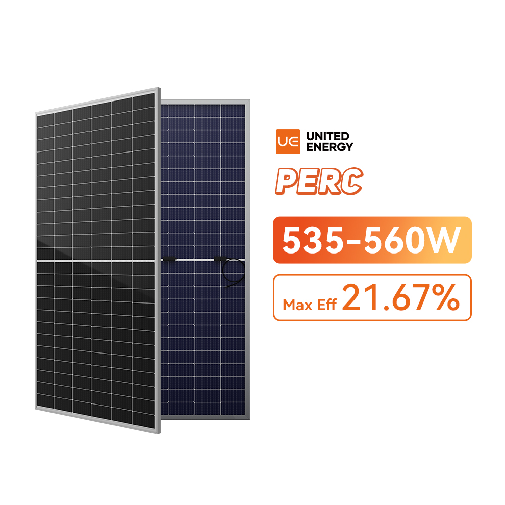 Panneau solaire biface industriel de 550 watts à vendre 535-560W