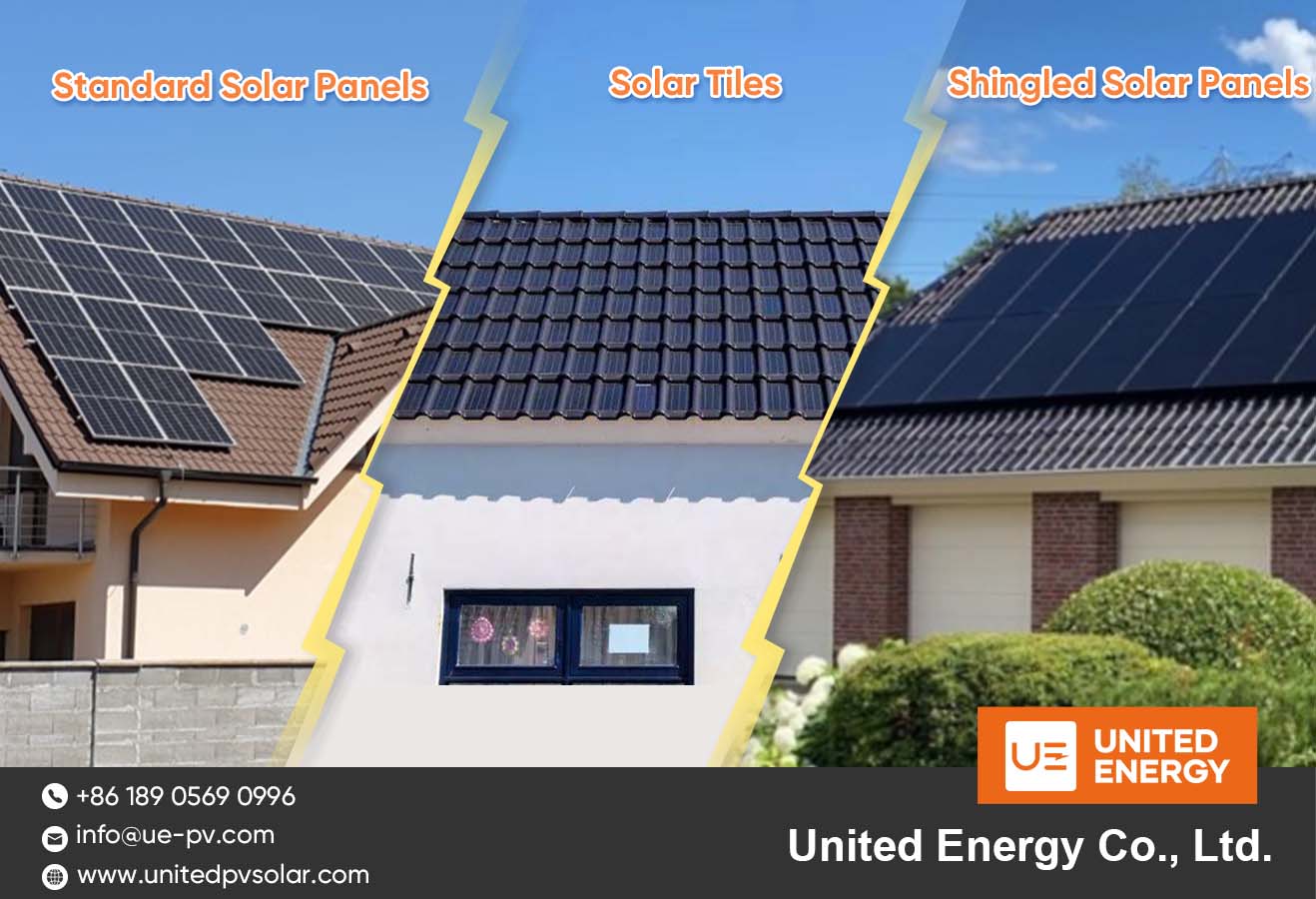Panneaux solaires en bardeaux VS. Tuiles solaires VS. Panneaux solaires standards