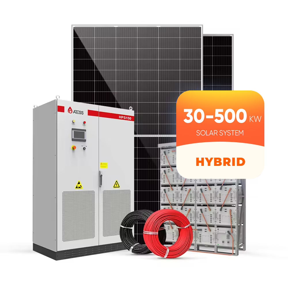 Système d'énergie solaire hybride 30-500KW
