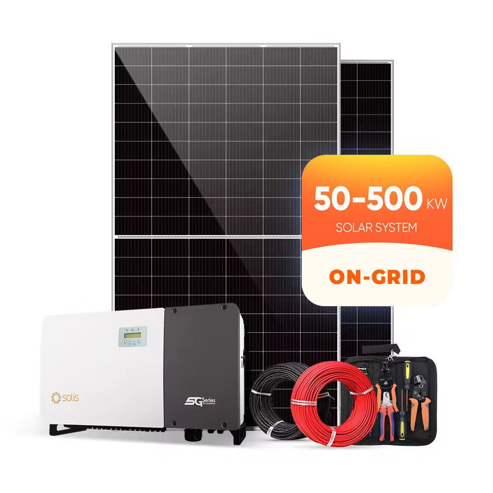 Systèmes avancés d'énergie solaire sur réseau 50-500KW